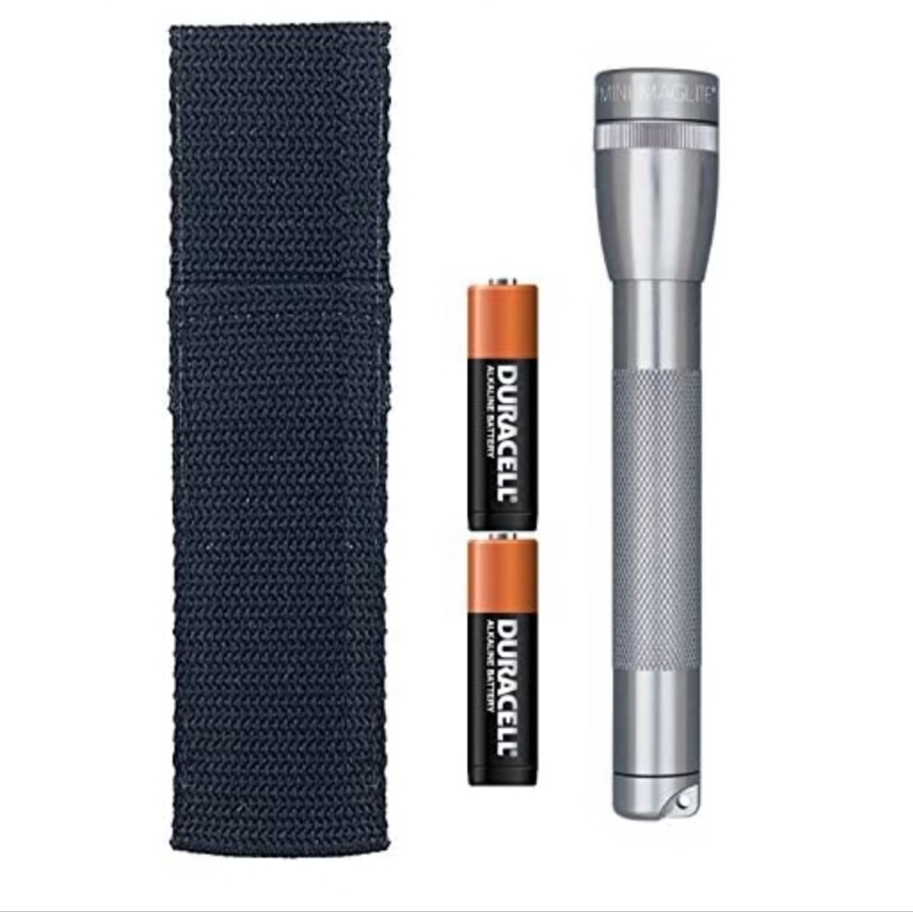 Maglite Mini PRO LED 2-Cell AA Flashlight Universal Gray - Picture 2 of 3